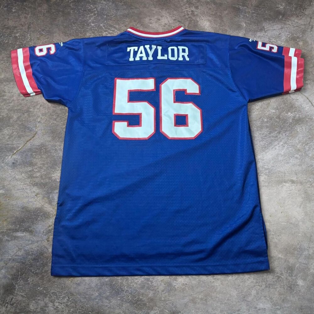 Reebok New York Giants Lawrence Taylor Jersey Men’s M Blue NFL Football